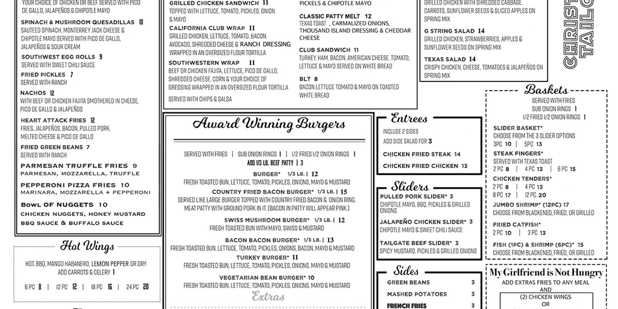 Christian's Tailgate Bar & Grill (White Oak Dr)