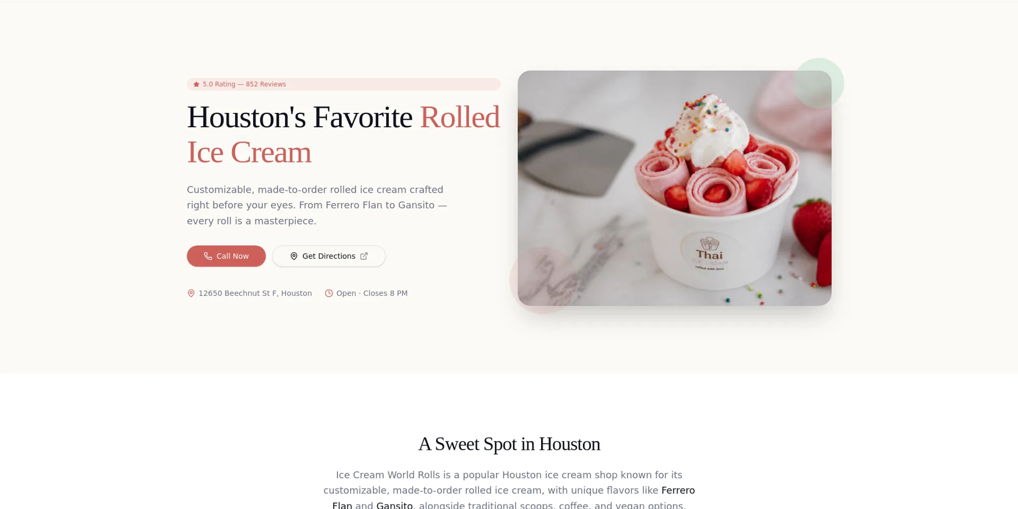 ICE CREAM WORLD ROLLS